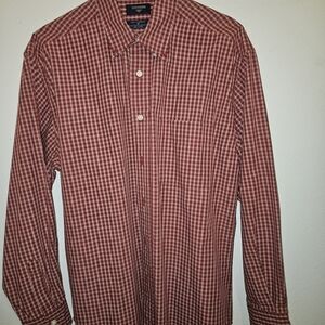 Dockers Size Medium Red Checkered Shirt